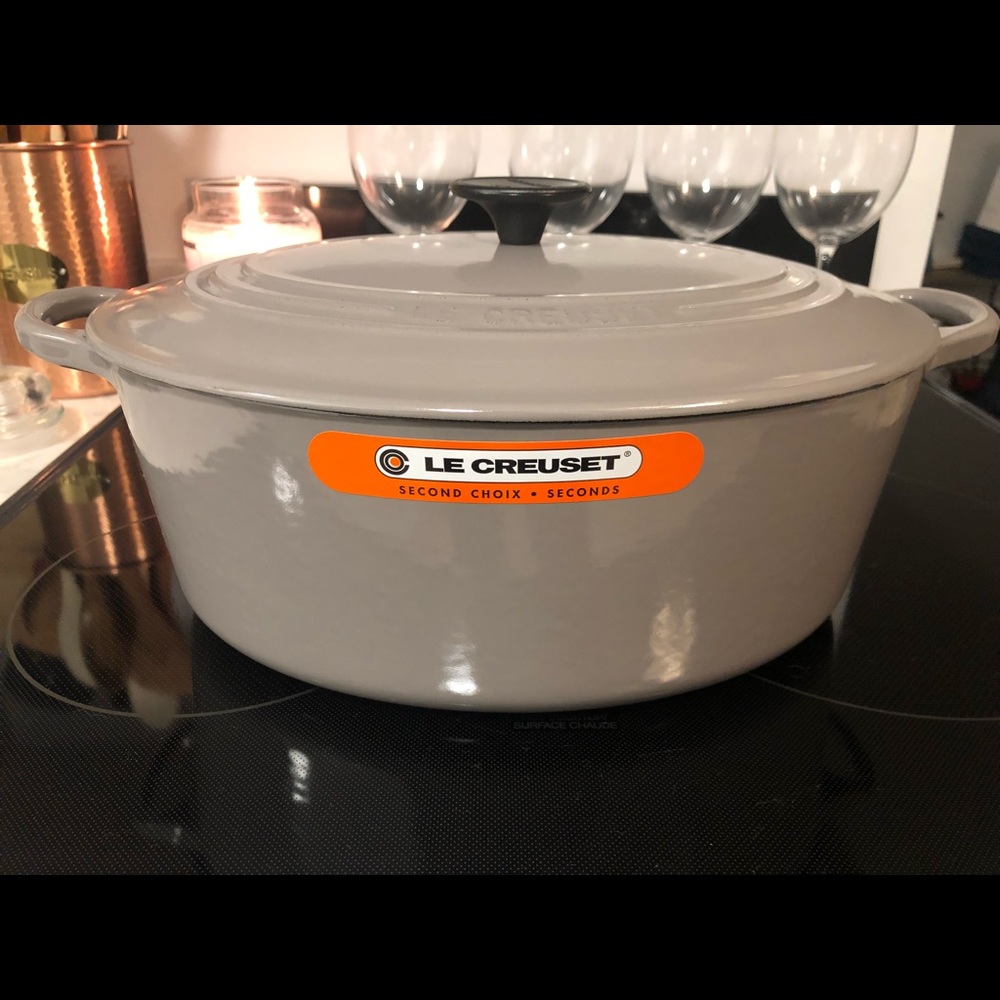 Le Creuset Enameled Dutch Oven 6 3/4qt French Grey